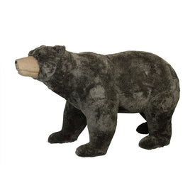 6' W Life-Sized Plush Brown Bear Indoor Commercial Christmas Decoration