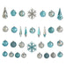 D1003-BL Holiday/Christmas/Christmas Ornaments and Tree Toppers
