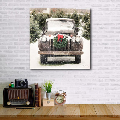 Vintage Pick Up 16" x 16" Gallery-wrapped Canvas Wall Art