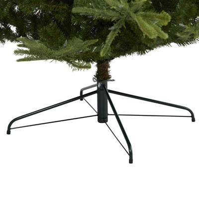 9' Layered Washington Spruce Artificial Christmas Tree with 750 Clear LED Lights and 2055 Bendable Branches
