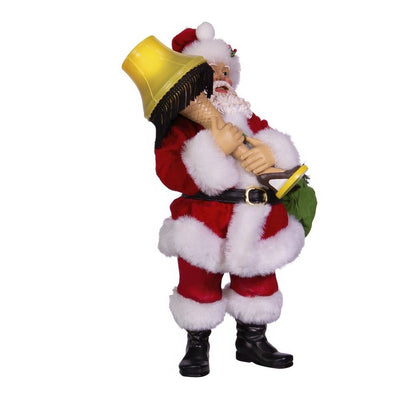 10" Leg Lamp Fabriche Santa with Light