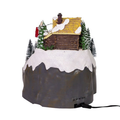 Motion LED Christmas Skiing Village