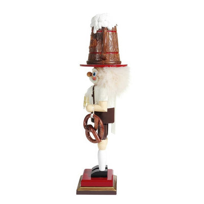 17.5" Hollywood Beer and Pretzel Nutcracker