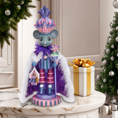 15" Hollywood Sugar Plum Mouse King Nutcracker