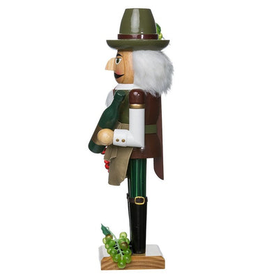 15" Wooden Wine Grower Nutcracker
