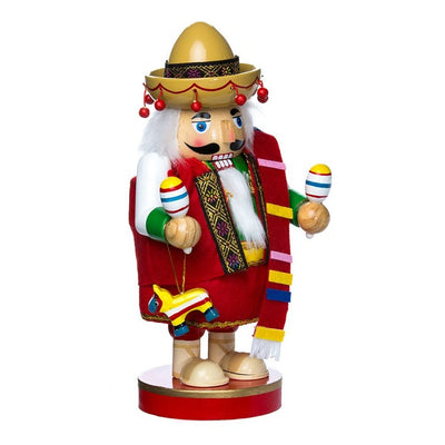 10.25" Chubby Mexican Nutcracker Tablepiece