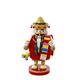 10.25" Chubby Mexican Nutcracker Tablepiece