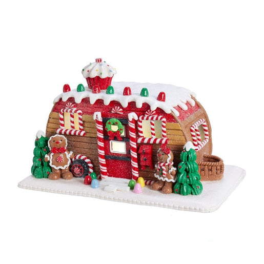 6" Gingerbread Camper House Table-Piece