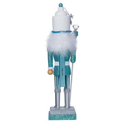 17" Hollywood Turquoise/White Nutcracker