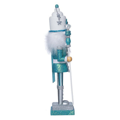 17" Hollywood Turquoise/White Nutcracker