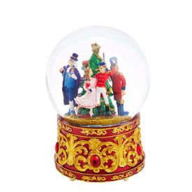 120mm Musical Lighted Nutcracker Water Globe