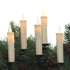Battery-Operated Five-Light Warm White LED Candle Light