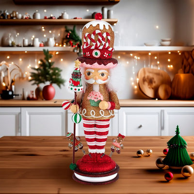 16.5" Hollywood Gingerbread King Nutcracker