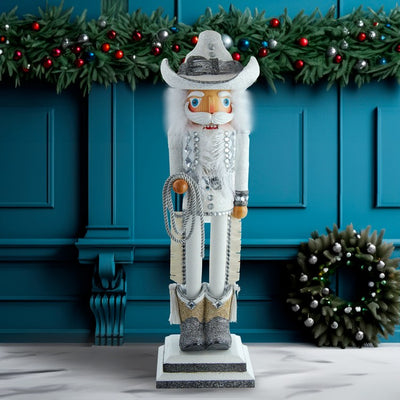 19" Hollywood Rhinestone Cowboy Nutcracker