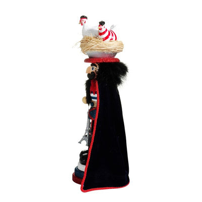 17.5" Hollywood Three French Hens Nutcracker