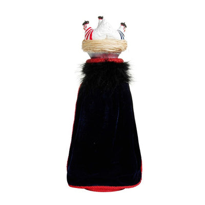 17.5" Hollywood Three French Hens Nutcracker