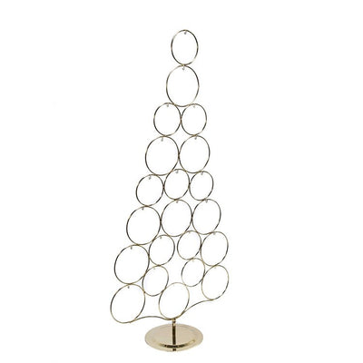42" Gold Metal Tree Rack