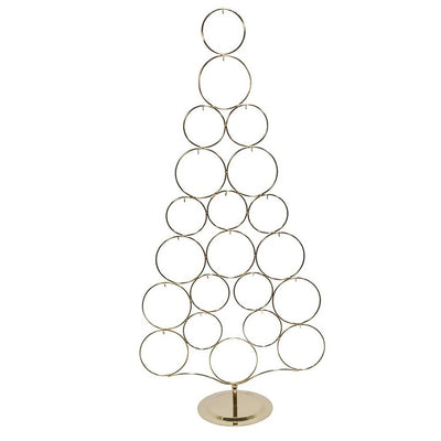 42" Gold Metal Tree Rack