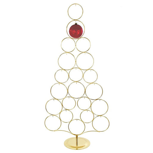 42" Gold Metal Tree Rack