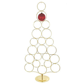 42" Gold Metal Tree Rack