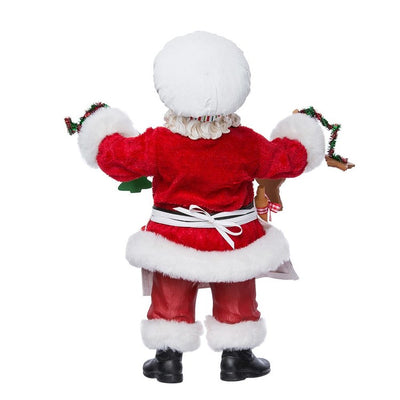 12" Fabriche Christmas Chef Santa