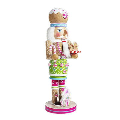 16" Wooden Gingerbread Nutcracker