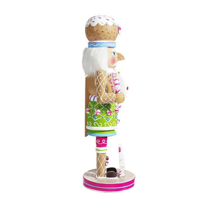 16" Wooden Gingerbread Nutcracker