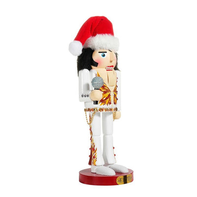 11" Elvis in Flame Suit Nutcracker