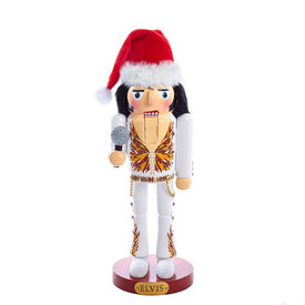 11" Elvis in Flame Suit Nutcracker