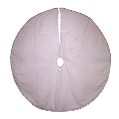 54" Ivory Tree Skirt with Crystal Snowflakes