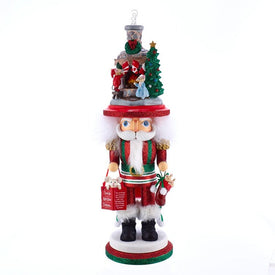 17.5" Hollywood Stockings on Fireplace Nutcracker