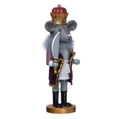 12" Hollywood Mouse King Nutcracker