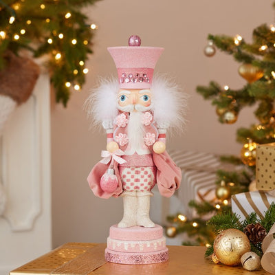 15" Hollywood Pink Sweet Soldier Nutcracker