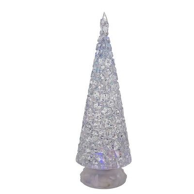 13" Battery-Operated LED Lit Tree with Water Table-Piece