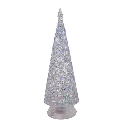 13" Battery-Operated LED Lit Tree with Water Table-Piece