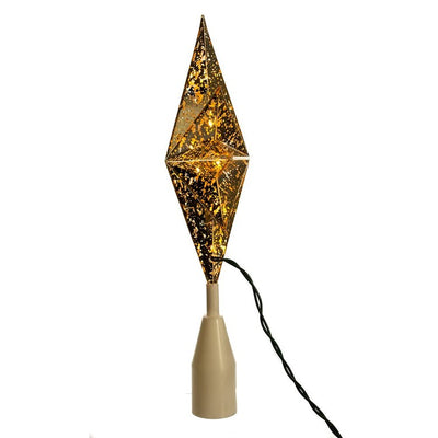 10-Light Gold Bethlehem Star Tree Topper
