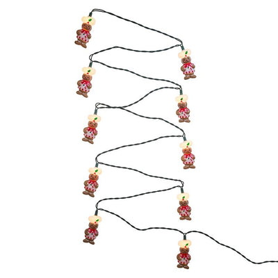 10-Light Gingerbread Light Set
