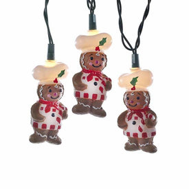 10-Light Gingerbread Light Set