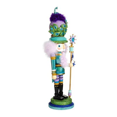 17.5" Hollywood Peacock Hat Nutcracker