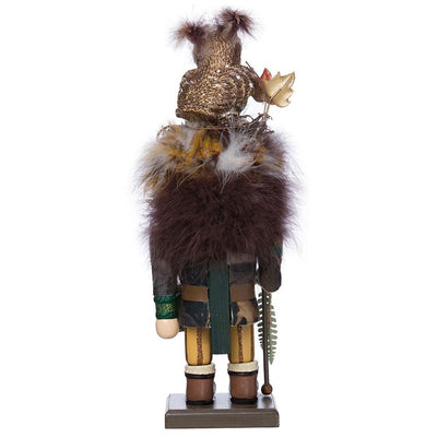 16" Hollywood Woodsman Nutcracker with Owl Hat