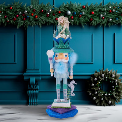 17.5" Hollywood Mermaid King Nutcracker