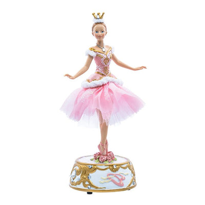10" Pink Ballerina Figure with Musical Base