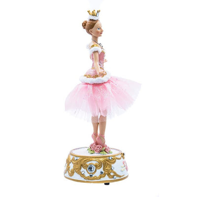 10" Pink Ballerina Figure with Musical Base