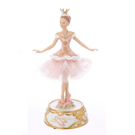 10" Pink Ballerina Figure with Musical Base