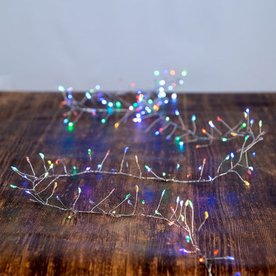 240-Light RGB Twinkle Fairy Cluster Light Set