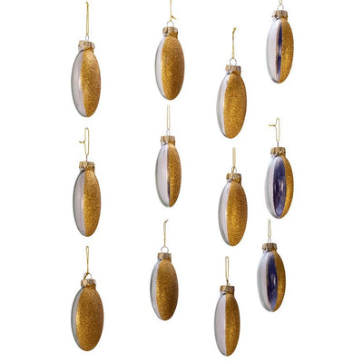 80mm Glass Zodiac Ornaments Set of 12