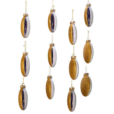 80mm Glass Zodiac Ornaments Set of 12