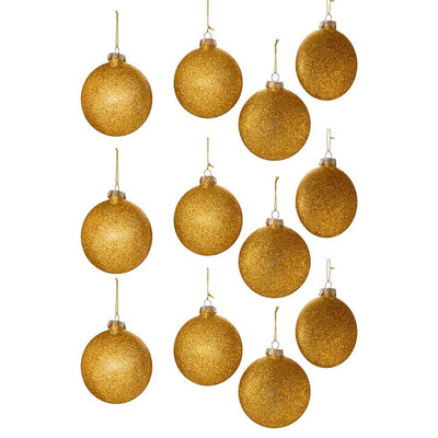 80mm Glass Zodiac Ornaments Set of 12