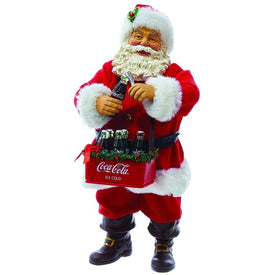 10" Santa Opening Coke Tablepiece