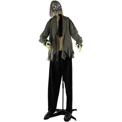 Jason the Zombie Life-Size Animatronic Poseable Indoor/Outdoor Halloween Decoration